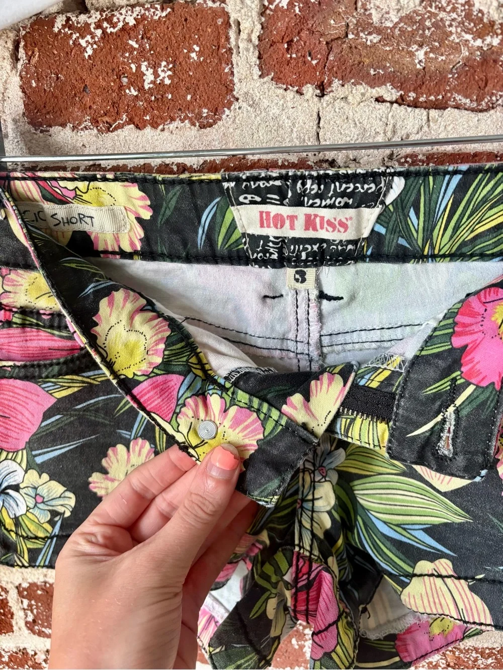 Y2K Hot Kiss Floral / Hawaiian Low Rise Shorts